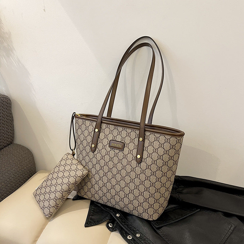 Women's Large Capacity Winter Trendy Fashion Shopping Women's Shoulder Bag