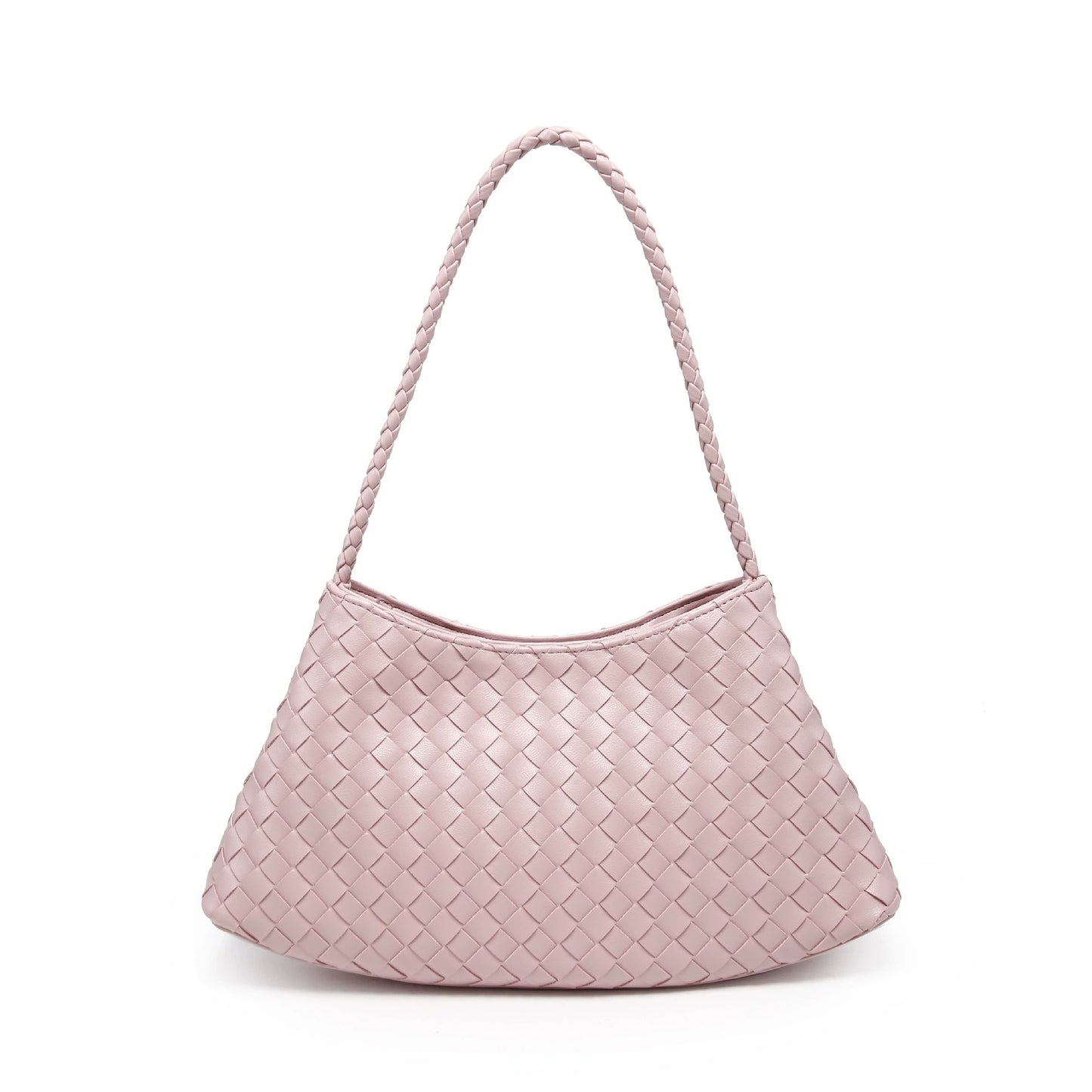 Women's Summer Niche Design Woven Large Capacity French Canvas Lazy Underarm Bag