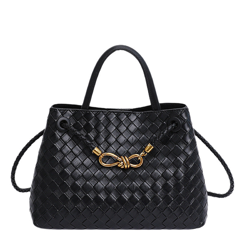 Capacity Totes High Sense Woven Retro Women's Messenger Bag