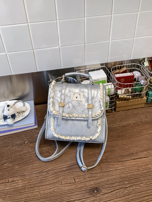 Women's College Style Niche Sweet Lace Fashionable Women's Backpack