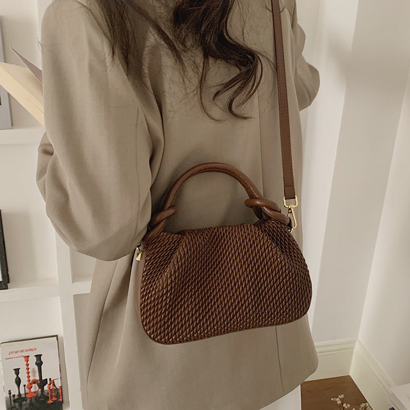 Women's Versatile Vegetable Basket Fashionable Niche Bucket Bag