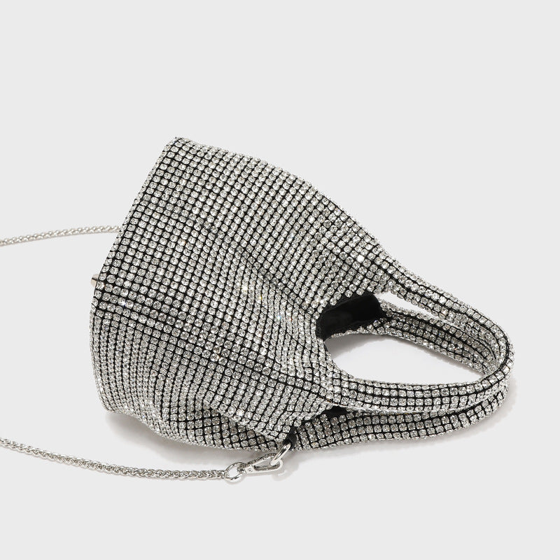Women's Dinner Fashion Chain Diamond Full Portable Bags