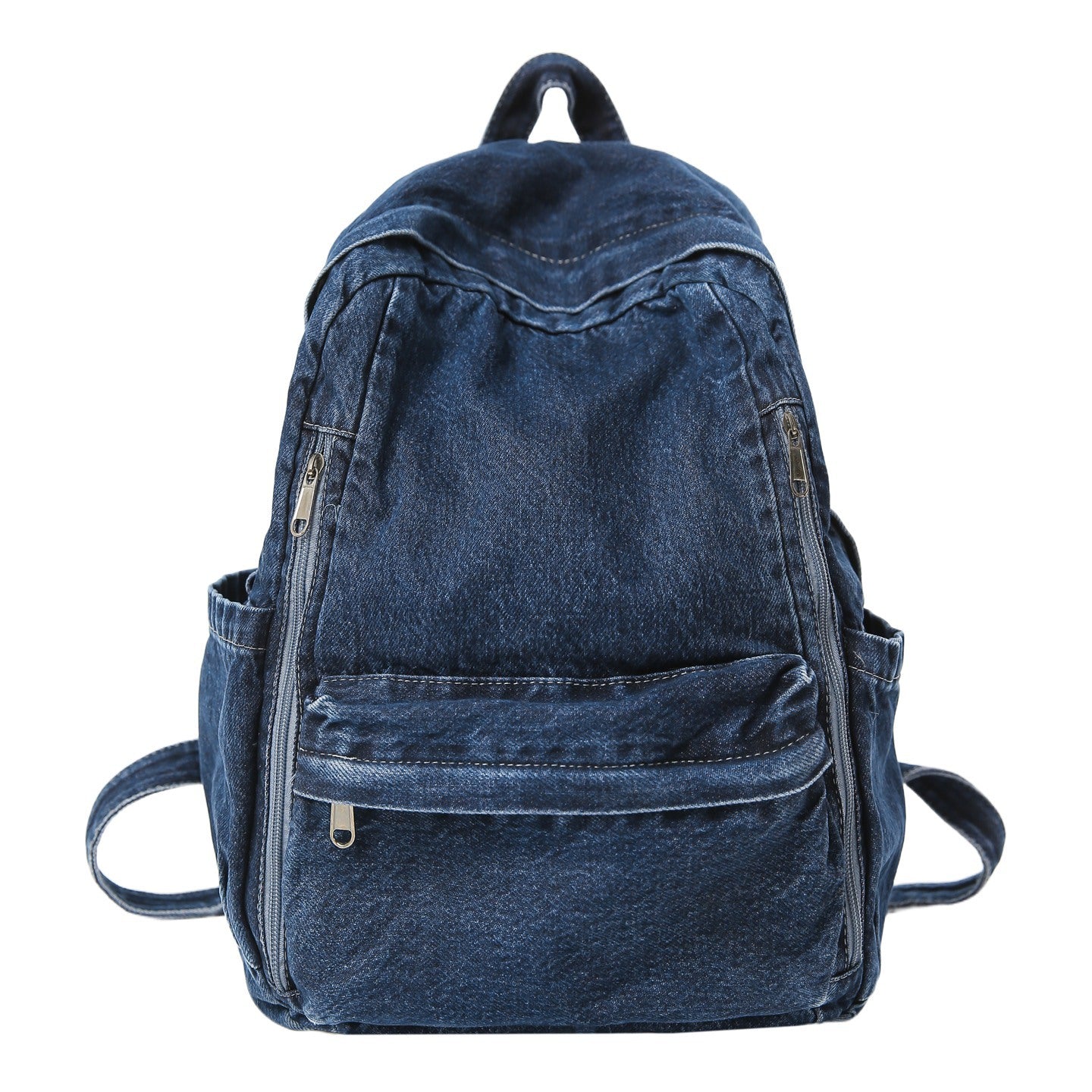 Women's Style Vintage Denim Canvas Early High Leisure Backpack