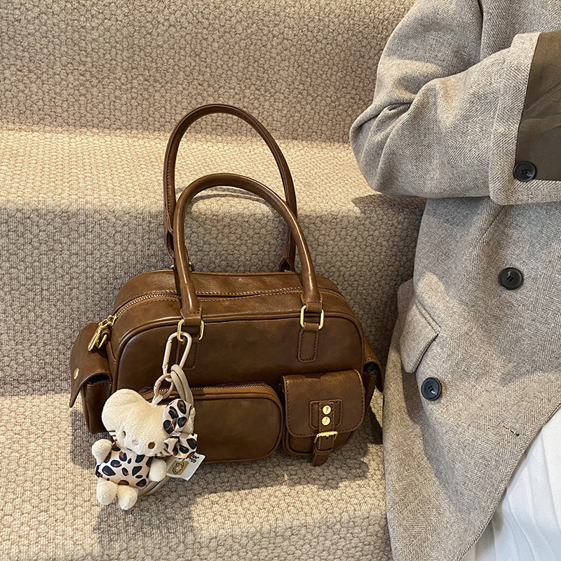 Female Large Capacity Versatile Good-looking Texture Bags