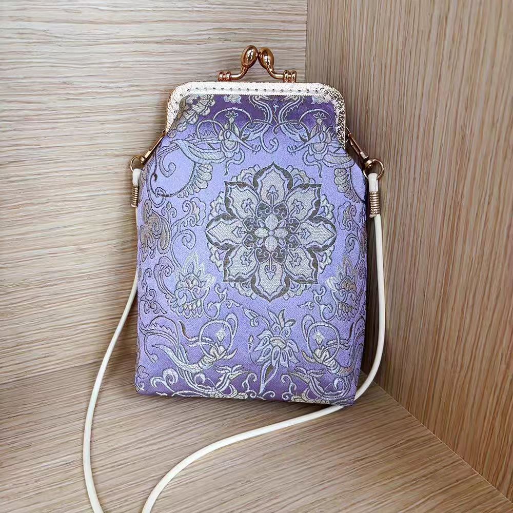 Women's Handmade Chinese Style Cheongsam Skirt Vintage Change Frame Purses