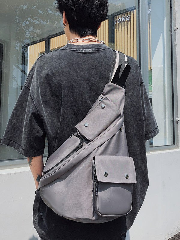 Mountain Zipper Bow Arrow Cycling Commuter Shoulder Bags