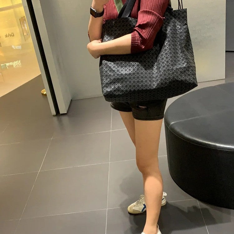 Women's & Men's Large Capacity Commuter Computer Mummy Silicone Portable Tote Bag