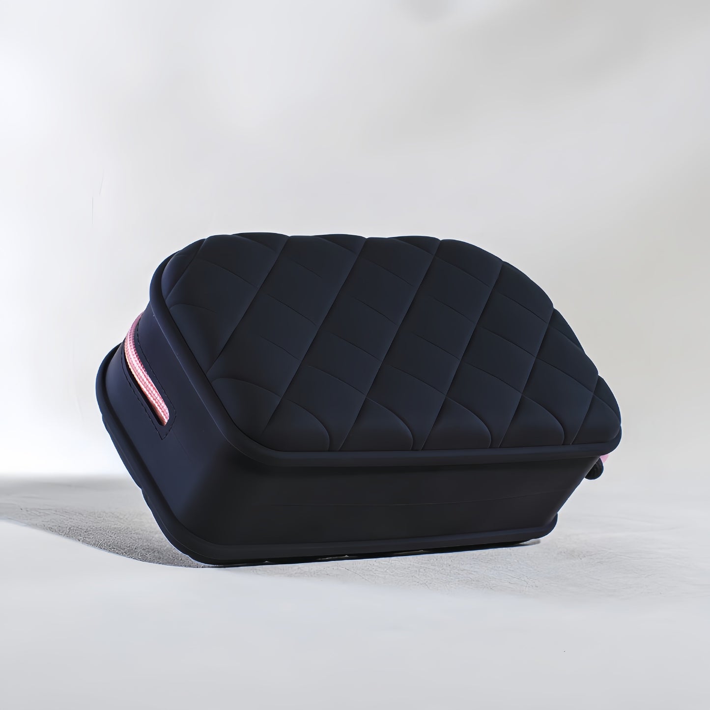 Large Capacity Waterproof Cosmetics Silicone Buggy Wash Diamond Plaid Makeup Bag