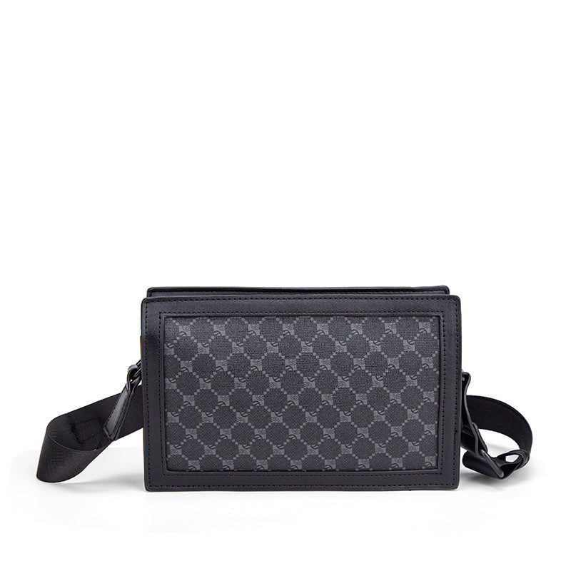 Classy Men's Rectangular Mobile Fashion Plaid Bags