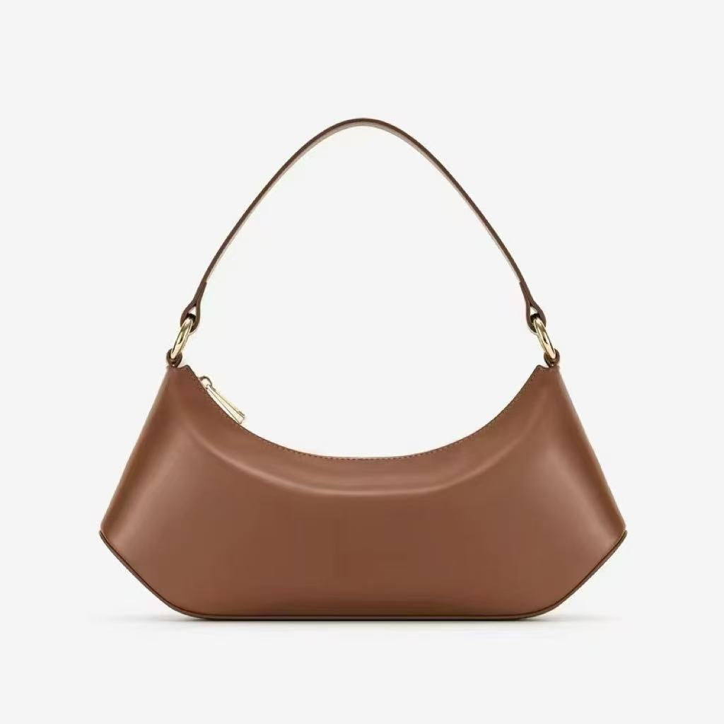 Women's Niche High-grade Soft Leather Affordable Luxury Underarm Bag