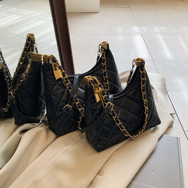 Women's Design Light Luxury Fashion Rhombus Chain Bags