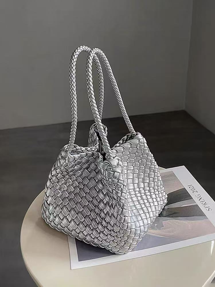 Women's High Sense Niche Hand-woven Vegetable Basket Women's Handbag