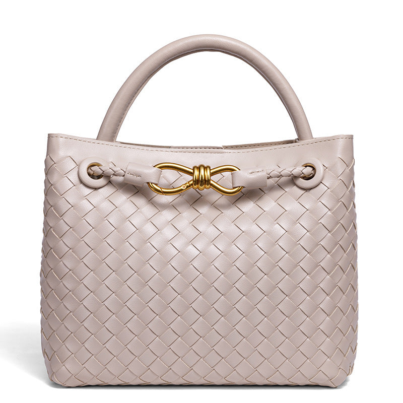 Women's Horizontal Versatile Bow Design String Clip Handbags