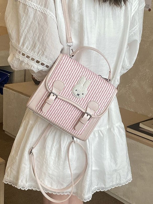 Korean Cartoon Miffy Rabbit Female Cute Leisure Backpack