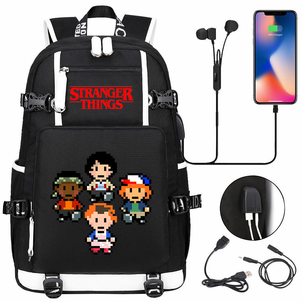 Women's & Men's Peripheral Printed Youth Leisure Backpack