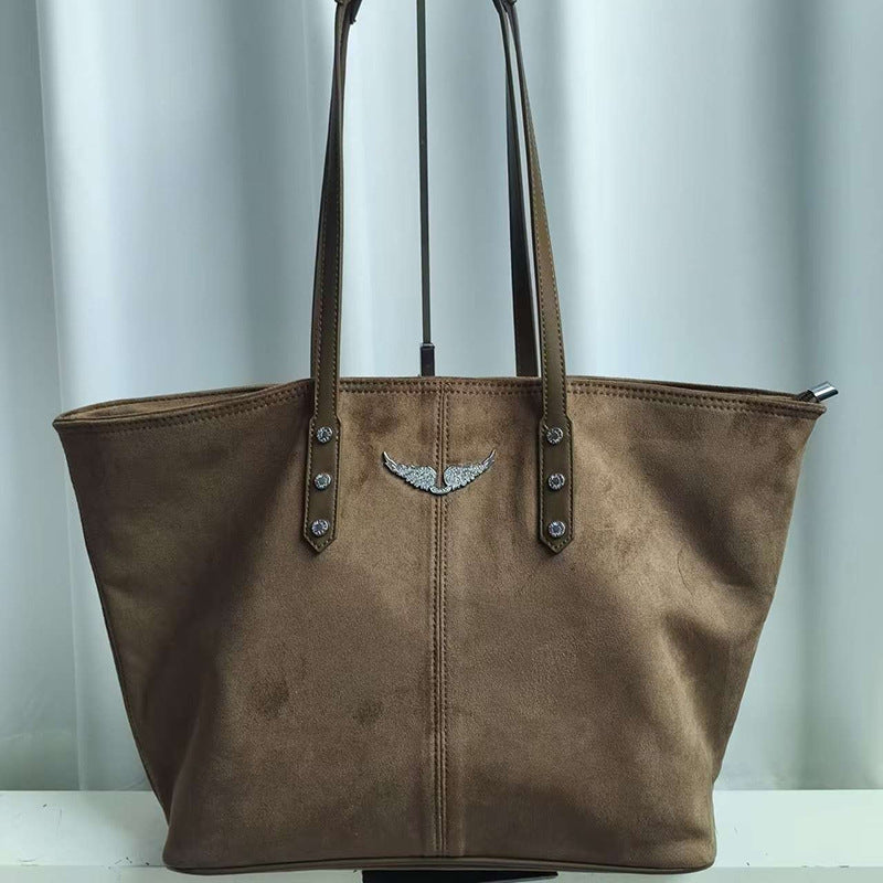 Large Capacity Retro Fashion Minimalism Lightweight Tote Bag