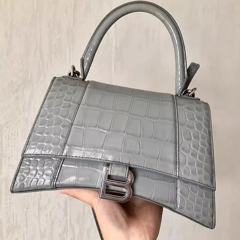 Women's Genuine Leather High Sense Cowhide Version Crocodile Pattern Women's Handbag