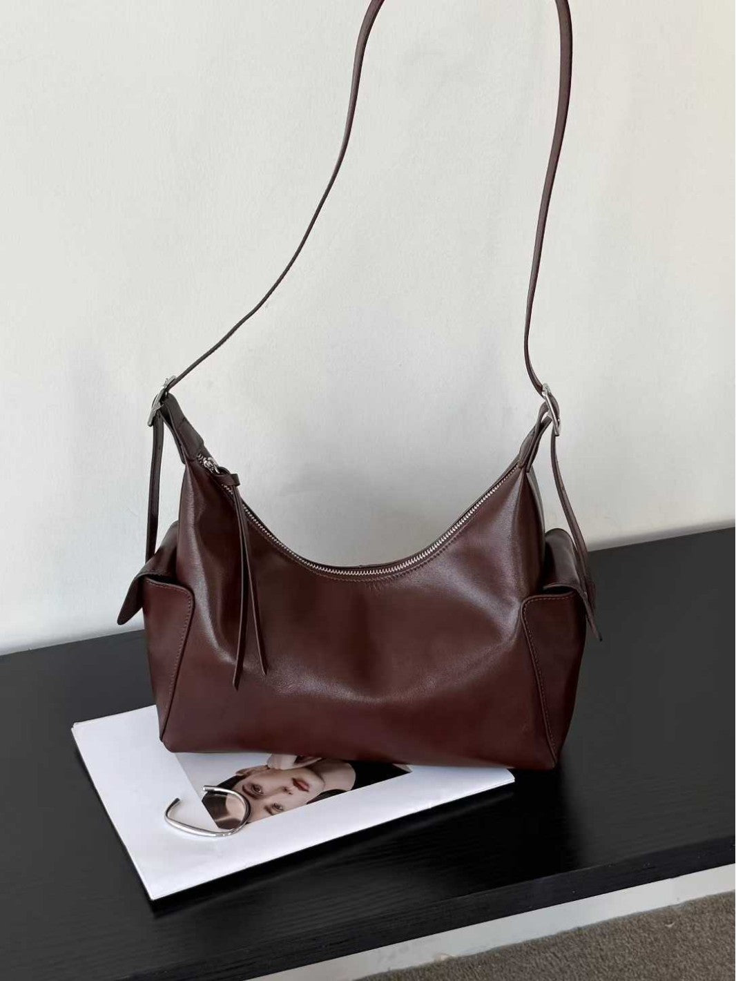 Women's First Layer Vegetable Tanning Leather Genuine Large Capacity Bags