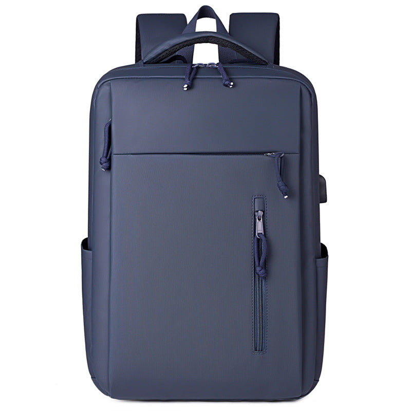Beautiful Expansion Coverable Large Capacity Double Business Backpack