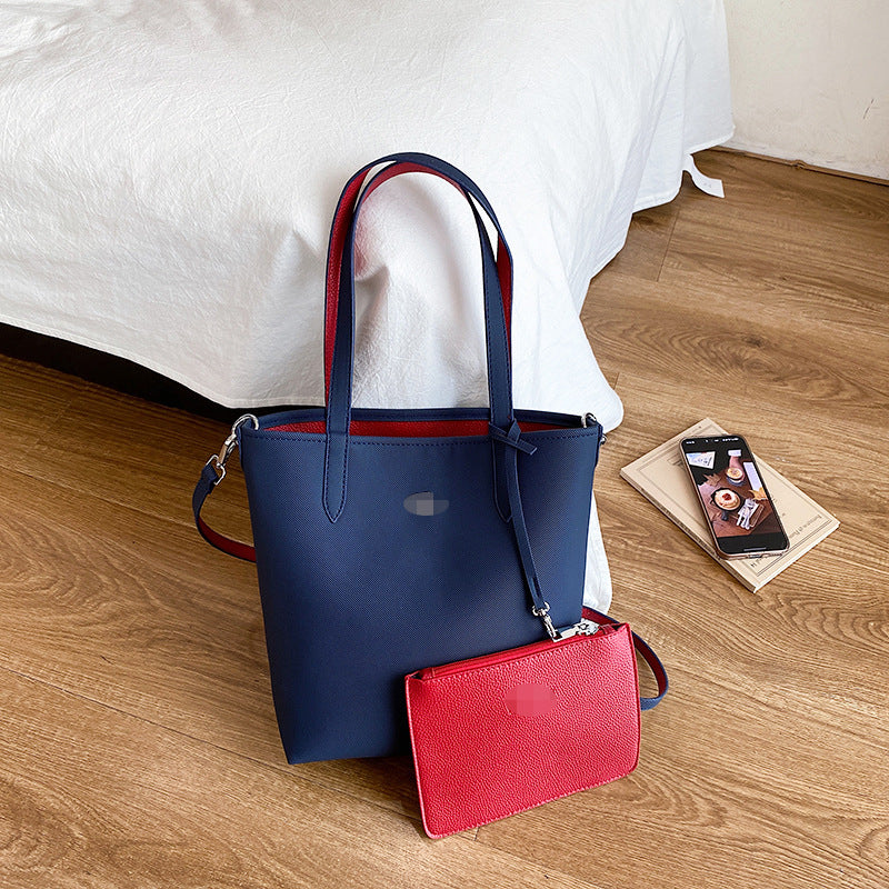 Women's Double-sided Portable Mother Thickened Shopping Commuting Trend Bags