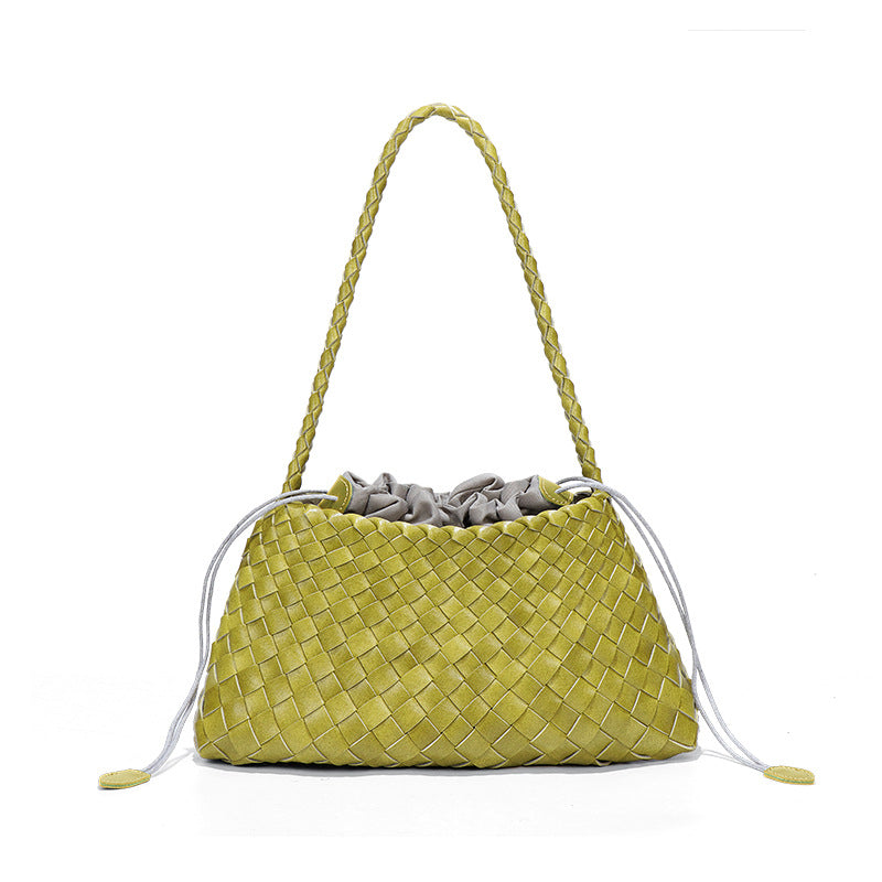 Vegetable Basket Simple Moon Commuter Portable Women's Shoulder Bag