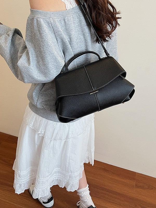 Women's Smile French Style High Sense Niche Boston Fashion Bags