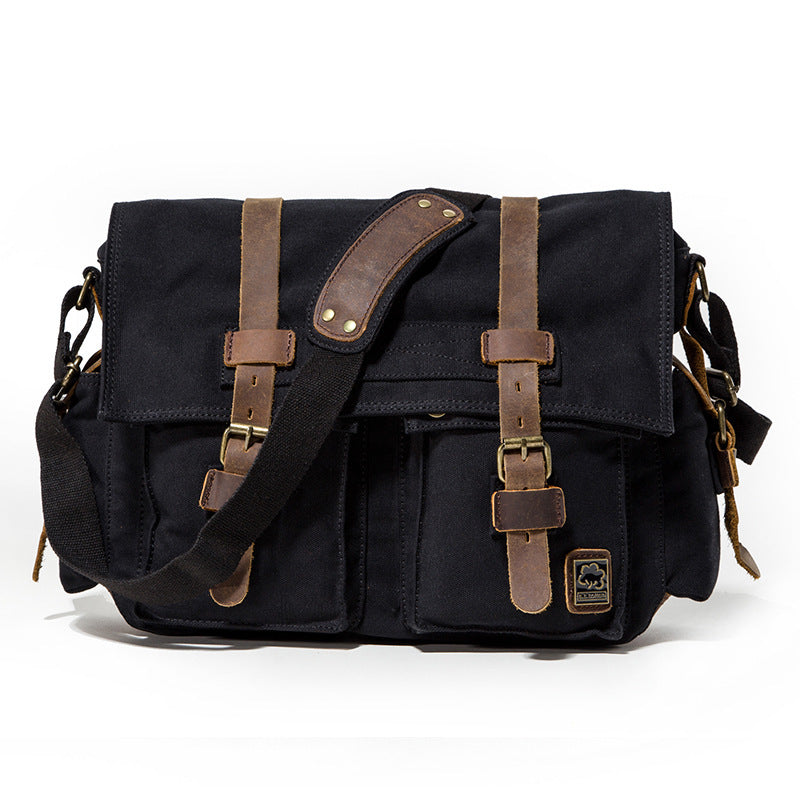 Men's Retro For Postman Fashionable Inch Computer Men's Messenger Bag