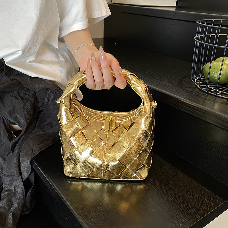 Niche Woven Female Summer Temperament Diamond Bags