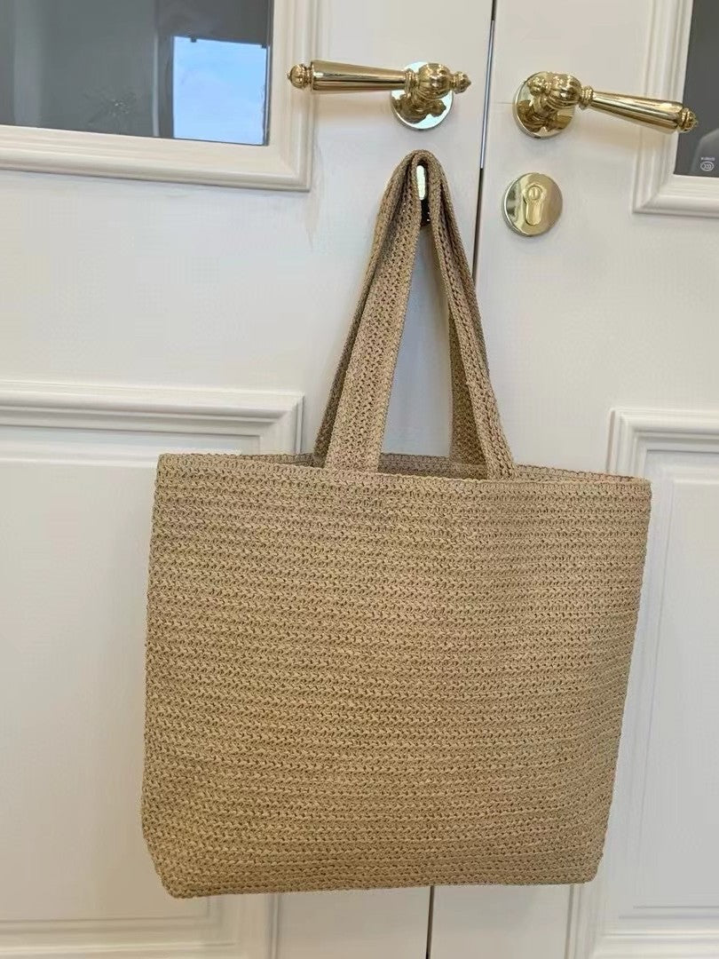Summer Gift Straw Vacation Style Storage Bags