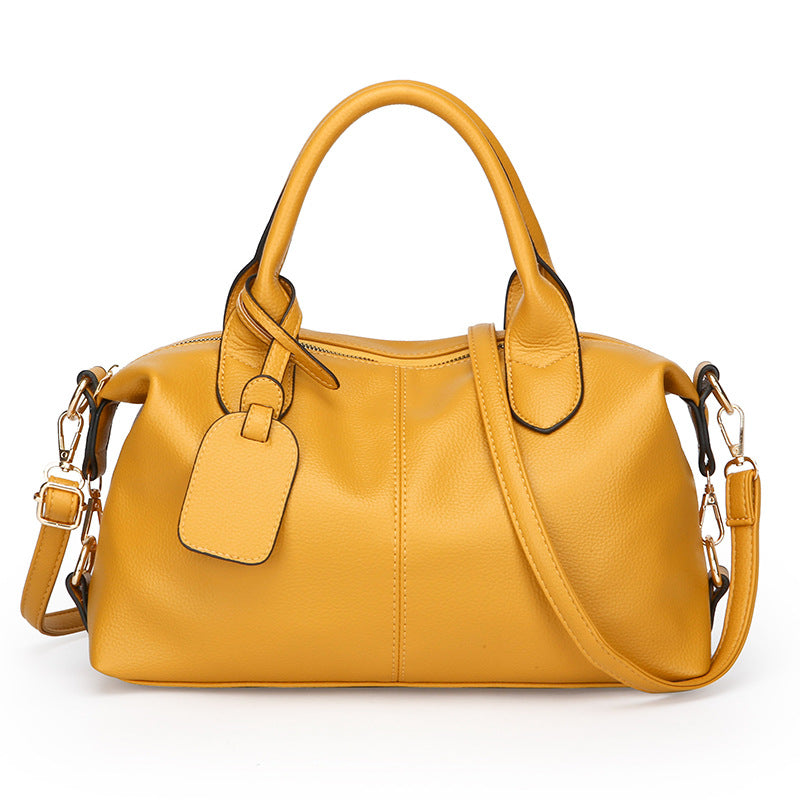 Women's High-grade Elegant Boston Portable Straight Bags