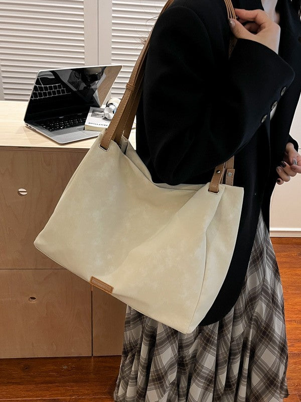 Women's Capacity Trendy Winter Advanced Texture Retro Easy Matching Bags