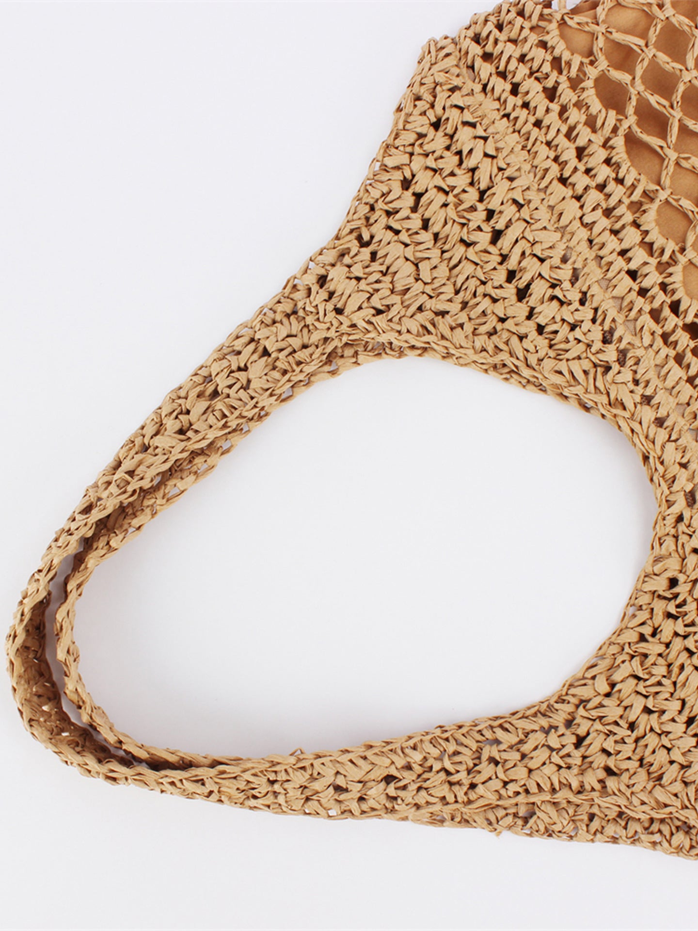 Women's Fashion Style Large Capacity Commuter Straw Shoulder Bags