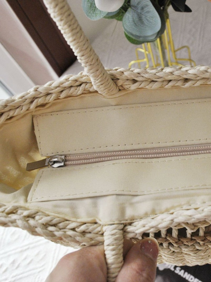 Straw Tassel Vacation Style Everyday Joker Women's Messenger Bag