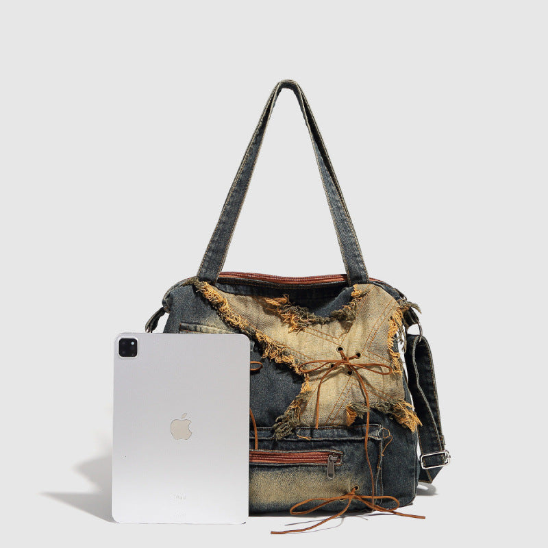 Women's Large Capacity Totes Hot Vintage Washed Bags