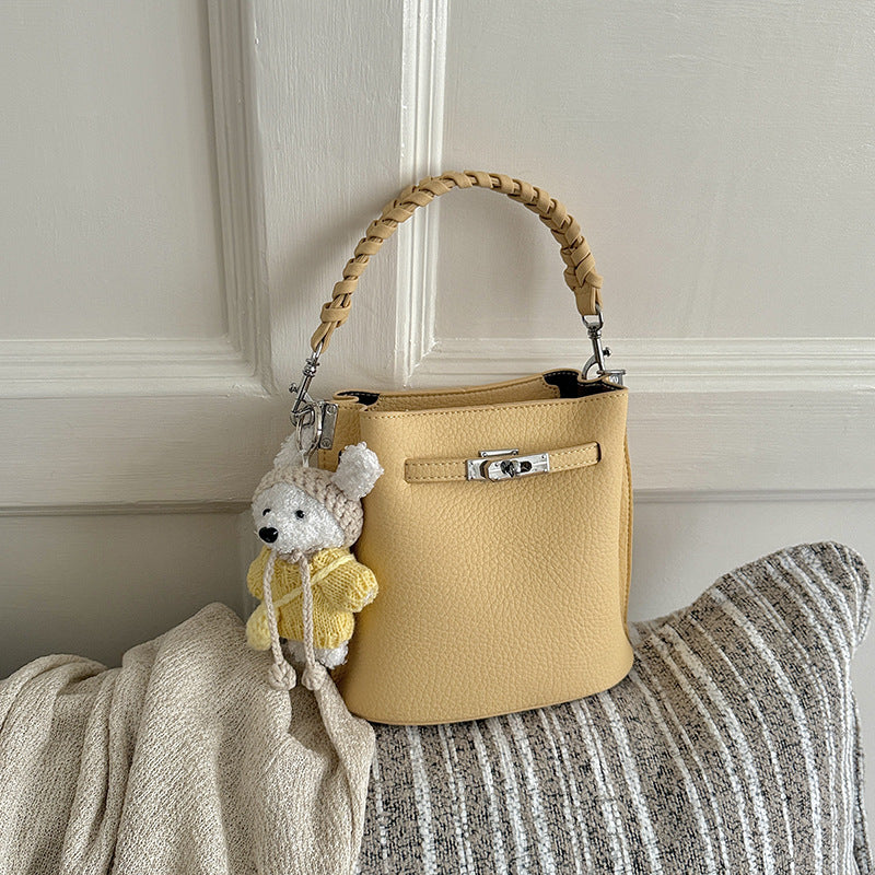 Women's Fashion Fresh Western Style Good-looking Portable Bucket Bags