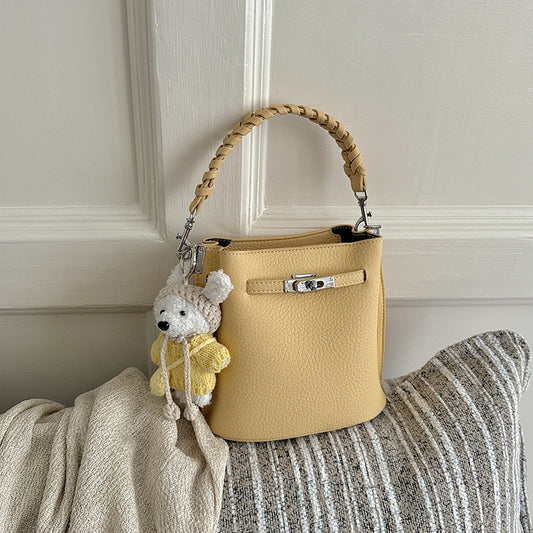 Women's Fashion Fresh Western Style Good-looking Portable Bucket Bags
