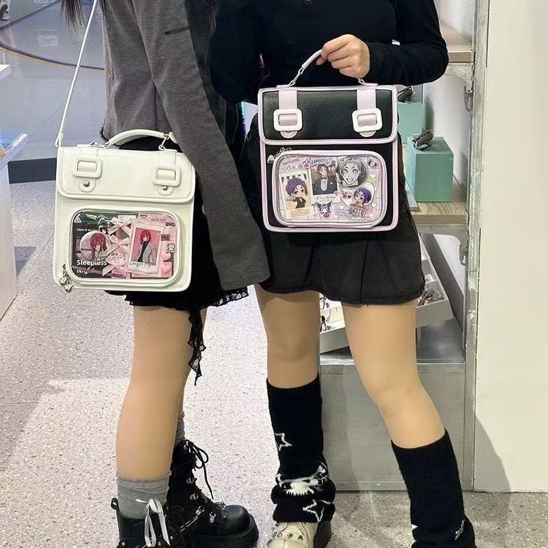 Cartoon Transparent Female Daily Snacks Club Animal Bar Women's Backpack