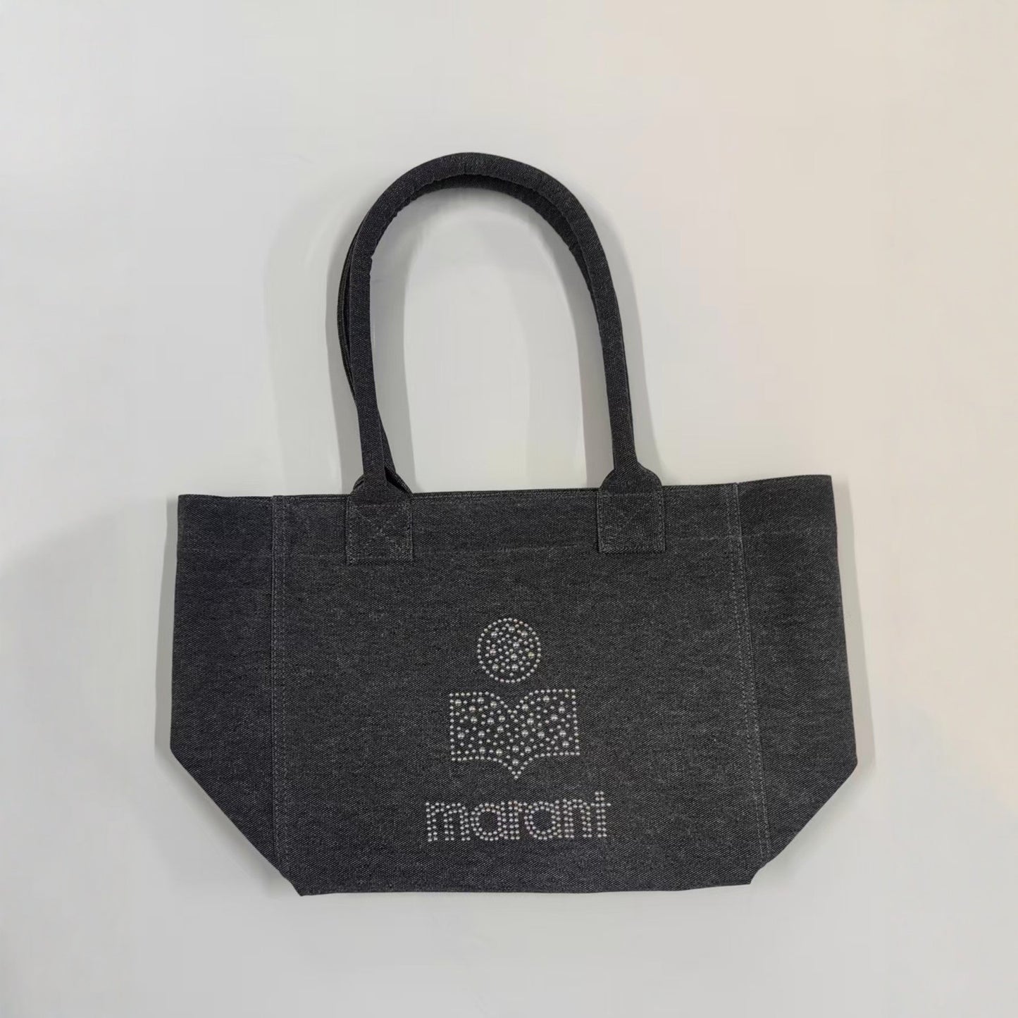 Women's Fashion Built-in Double Pocket Interlayer Pure Tote Bags