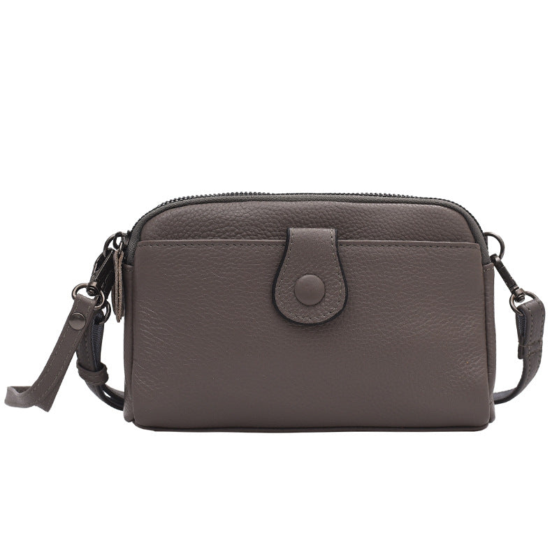 Women's Mini First Layer Cowhide Version Leather Women's Messenger Bag