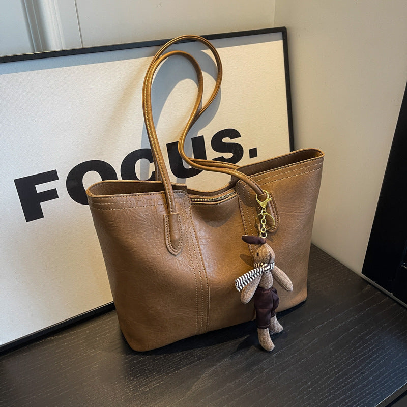 Women's Korean Stitching Portable Commuter Easy Matching Women's Messenger Bag