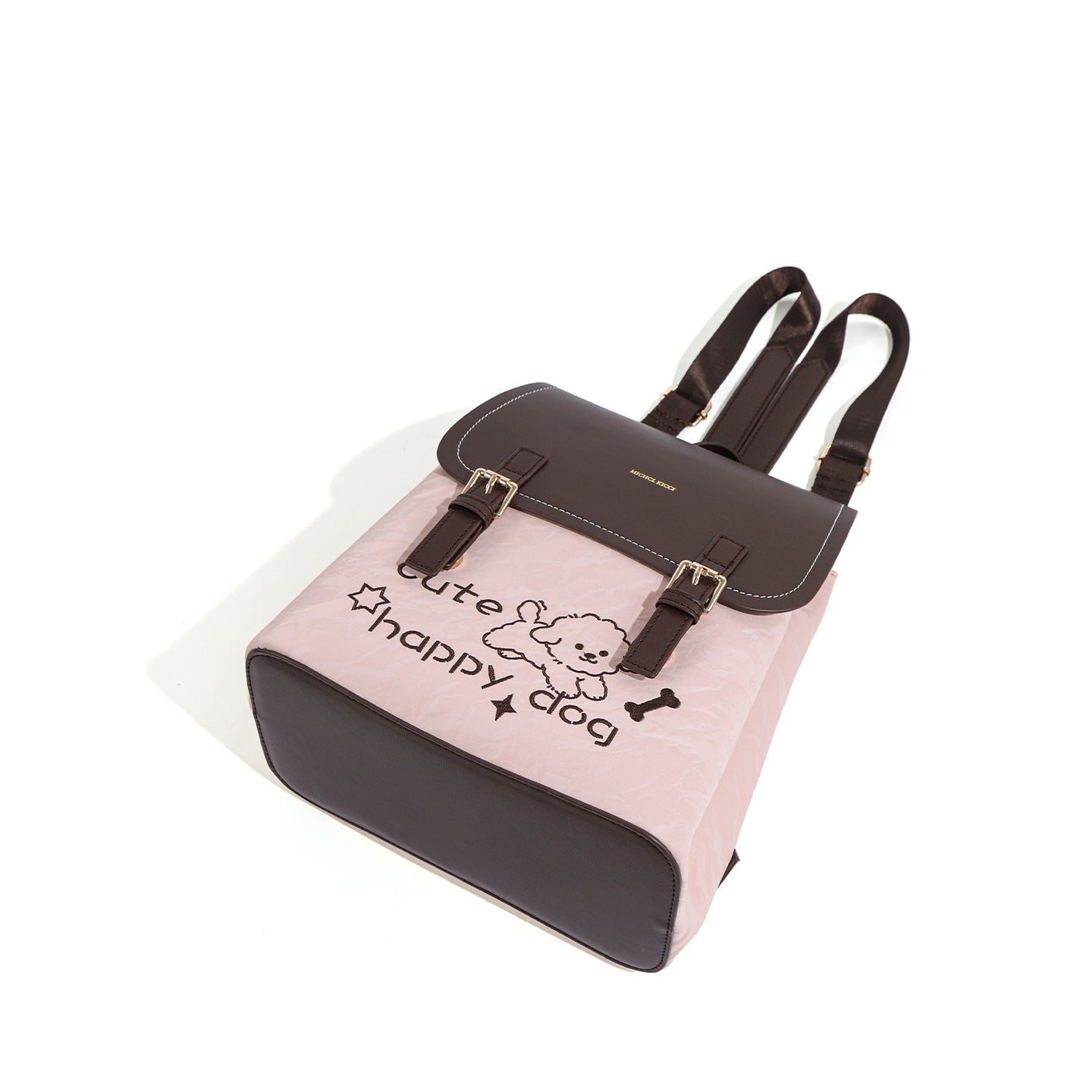 Women's Beige Pink Street Fashion Commuter For Backpacks