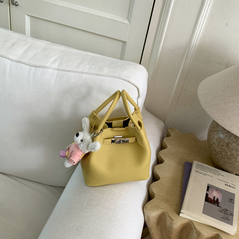 Hand Carrying Female Commuter Vegetable Basket Summer High Bucket Bag