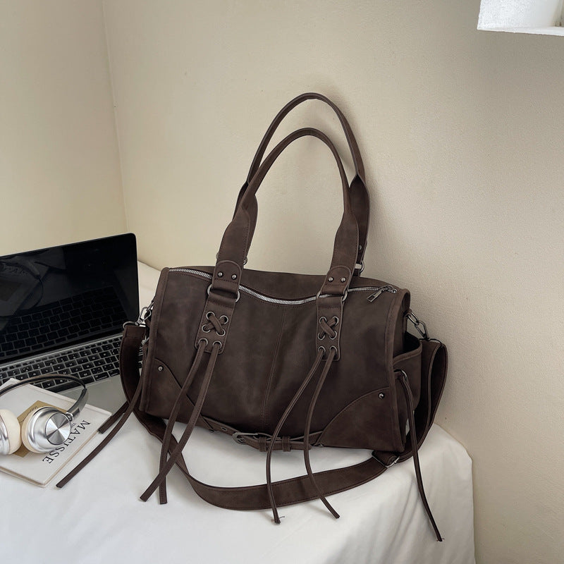 Retro Textured Commuter Tide One Female Mori Cute Fashionable Bags