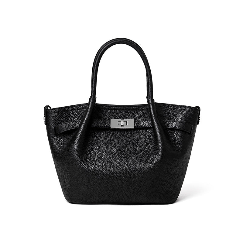 Women's Genuine Leather Vegetable Basket High-grade Fashion Women's Messenger Bag