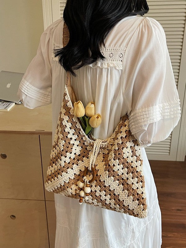Bohemian Ethnic Style Cotton Thread Woven Female Bags