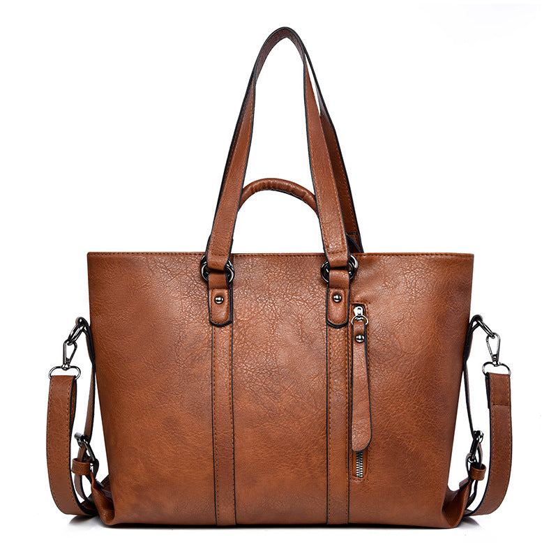 Women's Large Capacity Retro Simple Popular Shoulder Bags