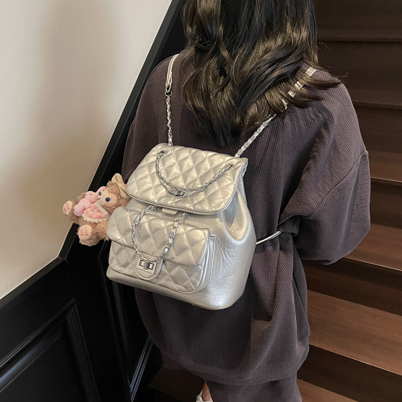 Classic Style Embroidery Thread Female Summer High Sense Large Capacity Women's Backpack