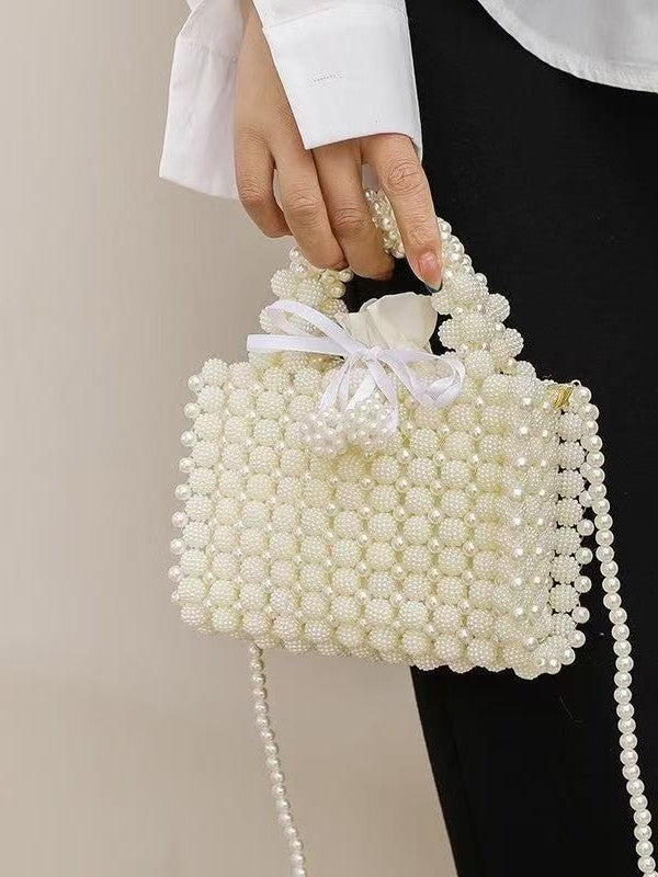 Waxberry Beads Niche Handmade Versatile Wear Women's Handbag
