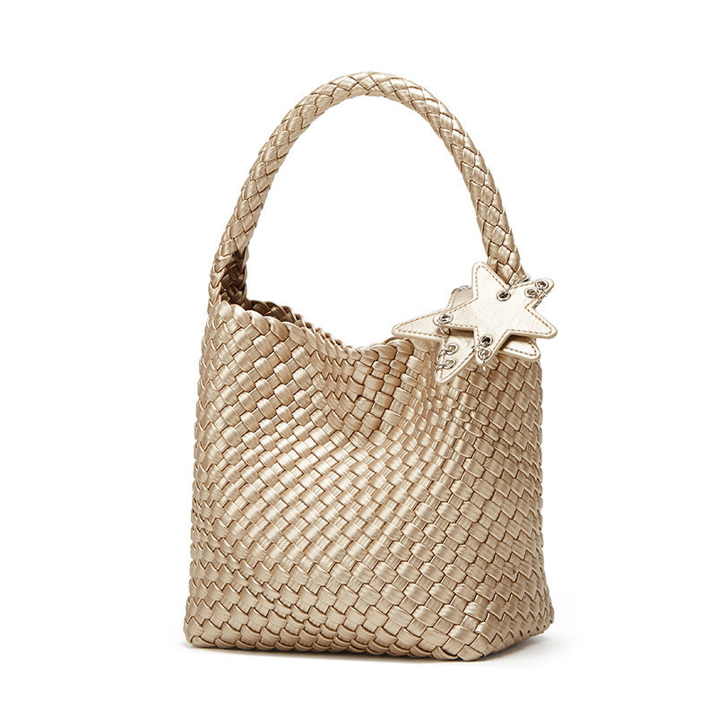 Fashion Gun Woven Handmade Niche Underarm Bags