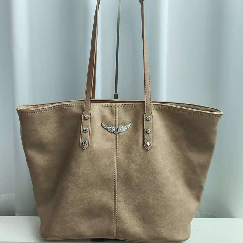 Large Capacity Retro Fashion Minimalism Lightweight Tote Bag
